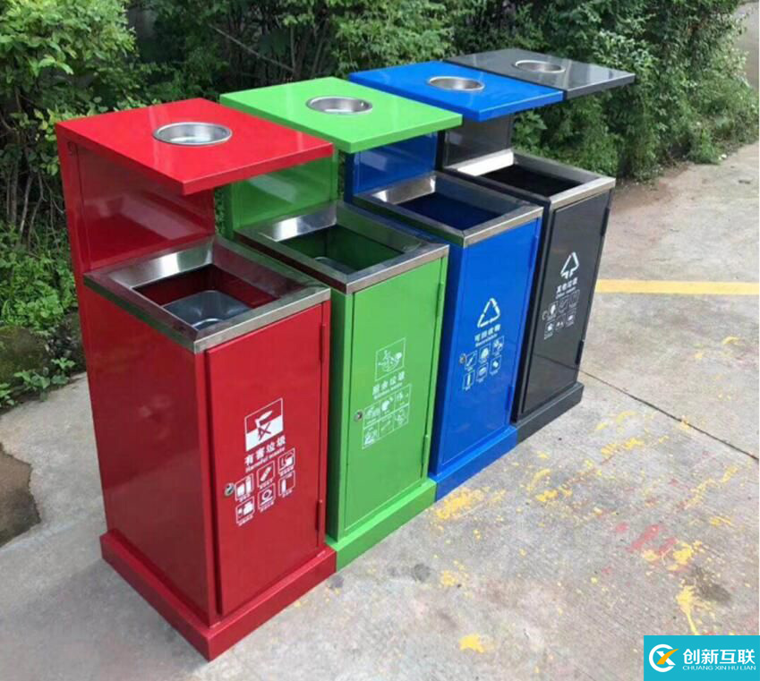 重慶垃圾分類垃圾桶，垃圾箱生產(chǎn)廠家(圖4)