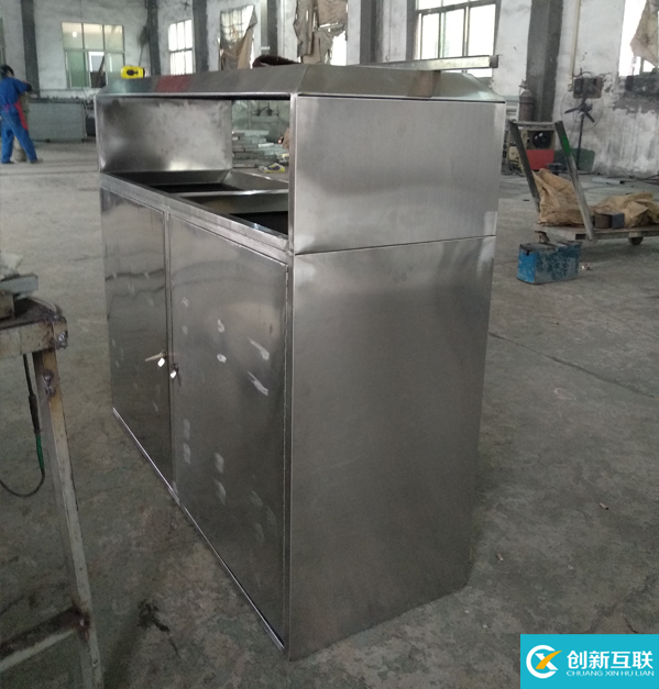 重慶不銹鋼兩分類垃圾桶訂制，分類垃圾桶果皮箱