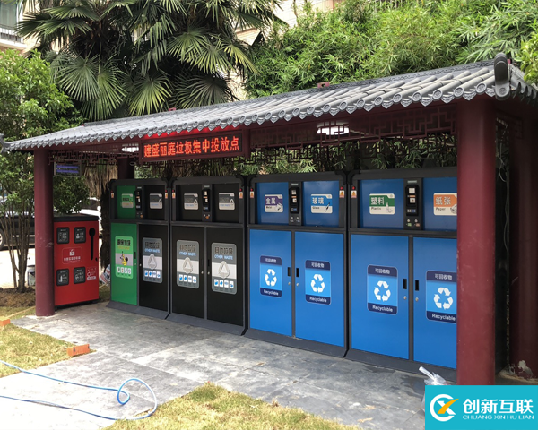 智能分類垃圾箱，垃圾分類智能垃圾桶圖片展示(圖5)