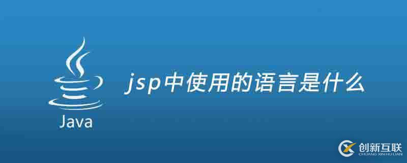 在jsp中使用什么語言
