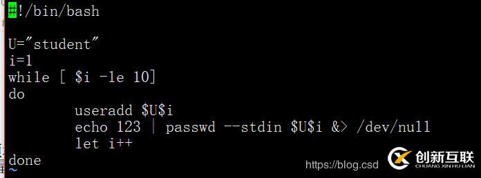 shell腳本--------while循環(huán)語句