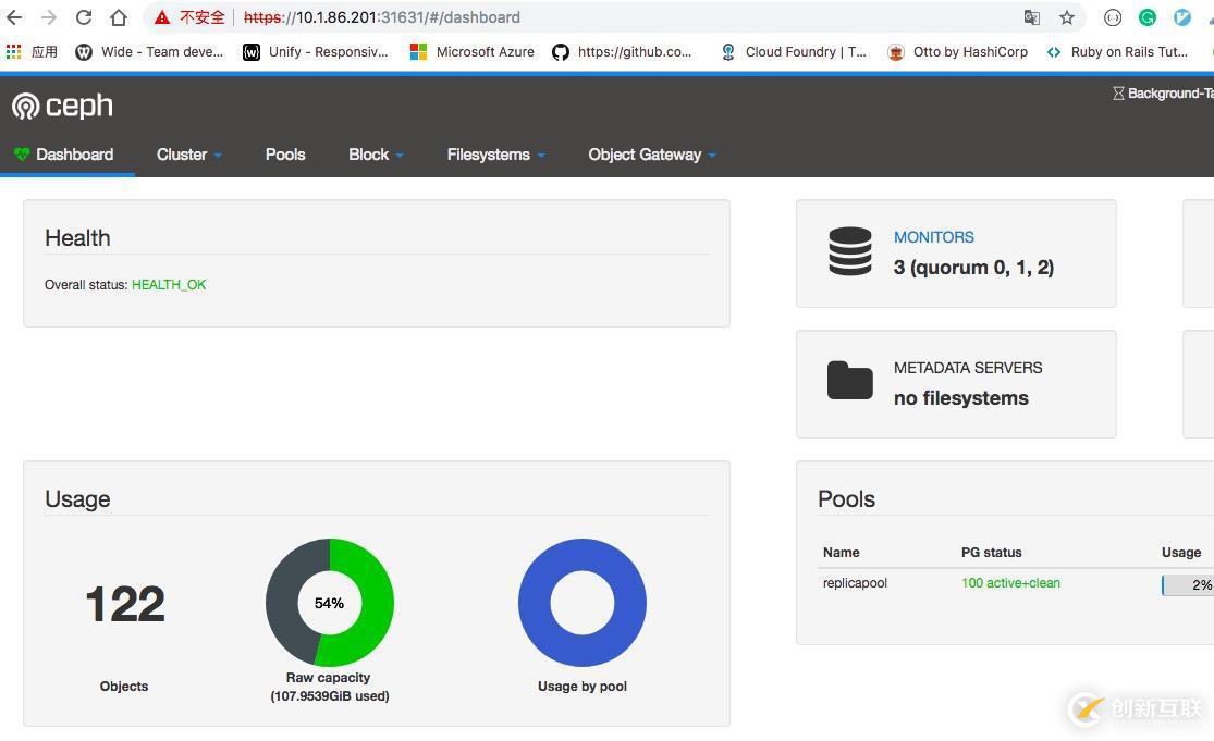 rook使用教程,快速編排ceph