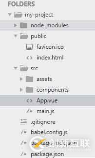 vue項目目錄及主要文件的初步分析
