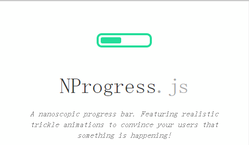 NProgress如何顯示頂部進(jìn)度條效果