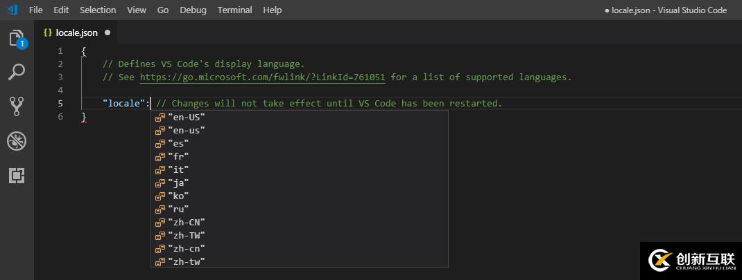 Visual Studio Code語言設(shè)置為中文