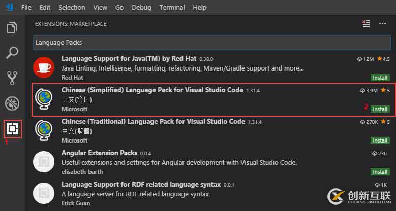 Visual Studio Code語言設(shè)置為中文