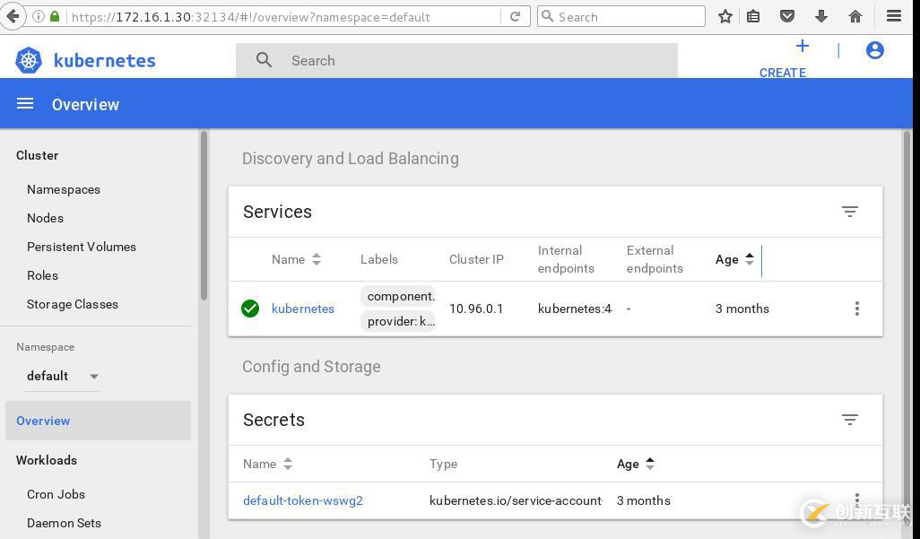 k8s之web界面(Dashboard)從安裝到應(yīng)用