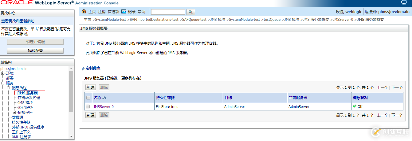 Spring整合Weblogic jms實例詳解
