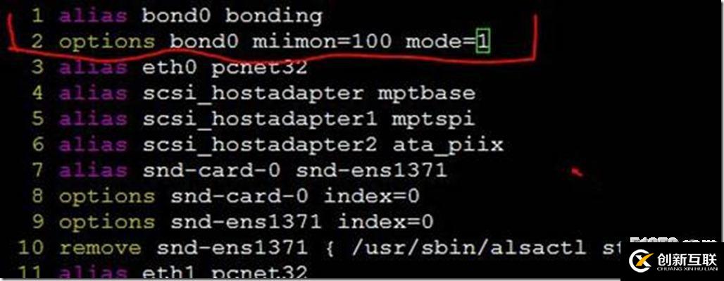 實(shí)現(xiàn)雙網(wǎng)卡綁定(主備)