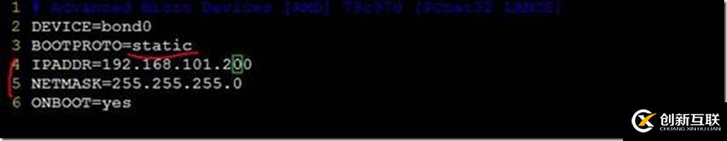 實(shí)現(xiàn)雙網(wǎng)卡綁定(主備)