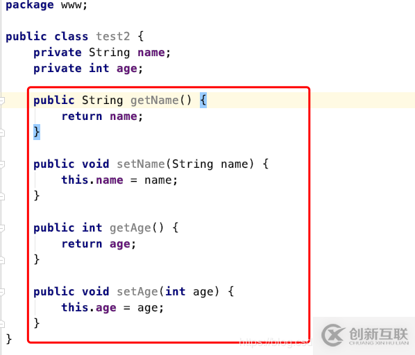 怎么在IDEA中創(chuàng)建getter和setter