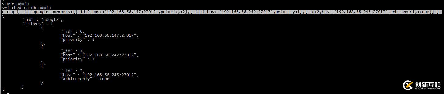 mongodb集群-副本集(CSRS)