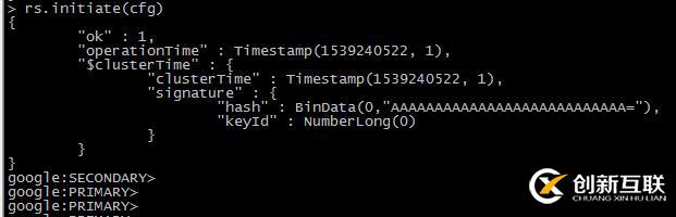 mongodb集群-副本集(CSRS)