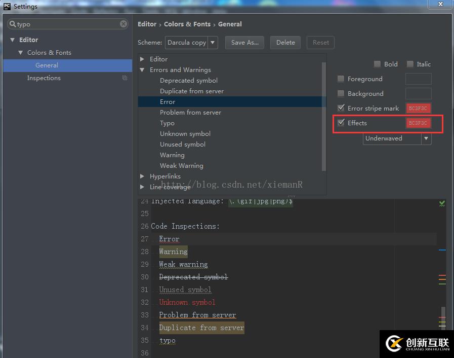 PyCharm取消波浪線、下劃線和中劃線的實(shí)現(xiàn)示例