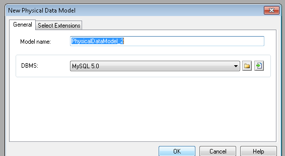 PowerDesiner 15 逆向工程怎么導(dǎo)出MySQL數(shù)據(jù)庫物理模型