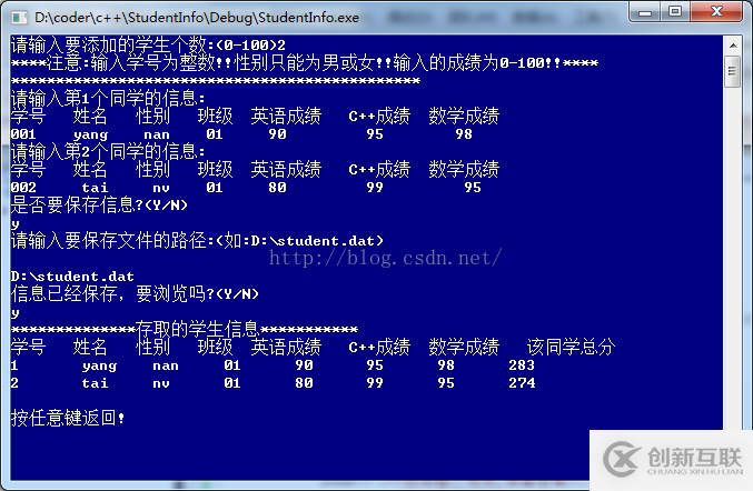 linux下C/C++學(xué)生信息管理系統(tǒng)的示例分析