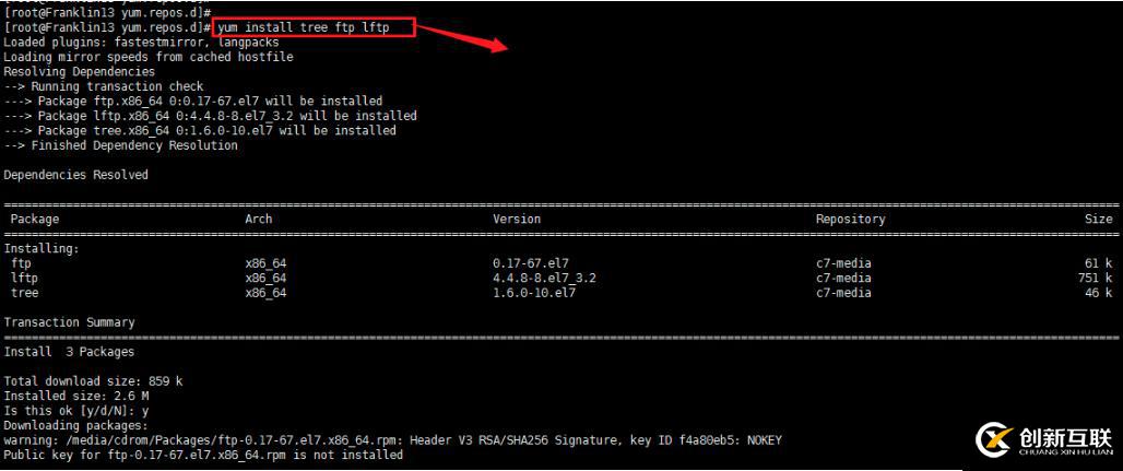 Centos 6和7上yum倉庫的創(chuàng)建和應(yīng)用-第4周