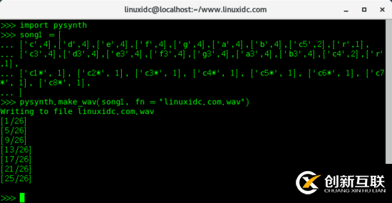 如何在Python3項(xiàng)目中利用PySynth制作音樂(lè)