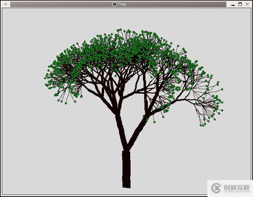 Python如何生成樹(shù)形圖案