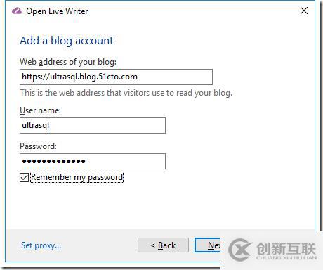 安裝和配置Open Live Writer