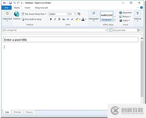 安裝和配置Open Live Writer