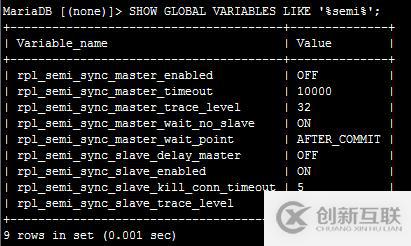 MariaDB 10.3 主從半同步復(fù)制