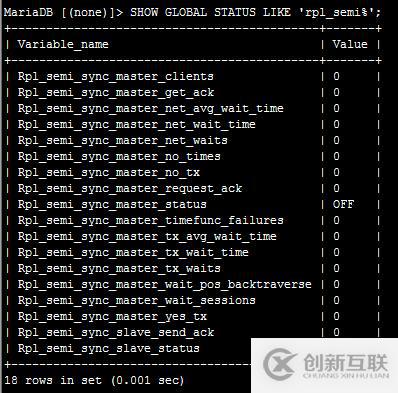 MariaDB 10.3 主從半同步復(fù)制