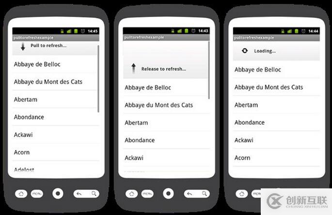 xmlplus組件如何實現(xiàn)下拉刷新