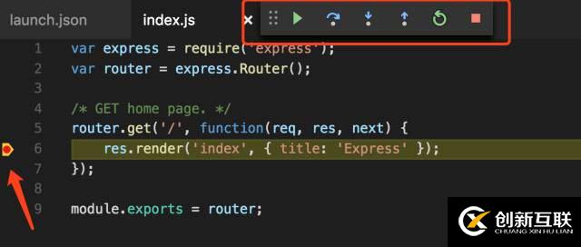 如何使用Visual Studio Code對Node.js進行斷點調(diào)試