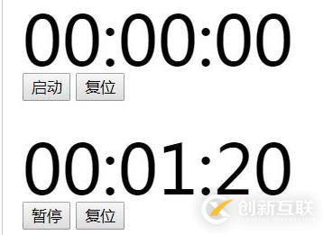 js實(shí)現(xiàn)簡(jiǎn)單的秒表效果的代碼分享