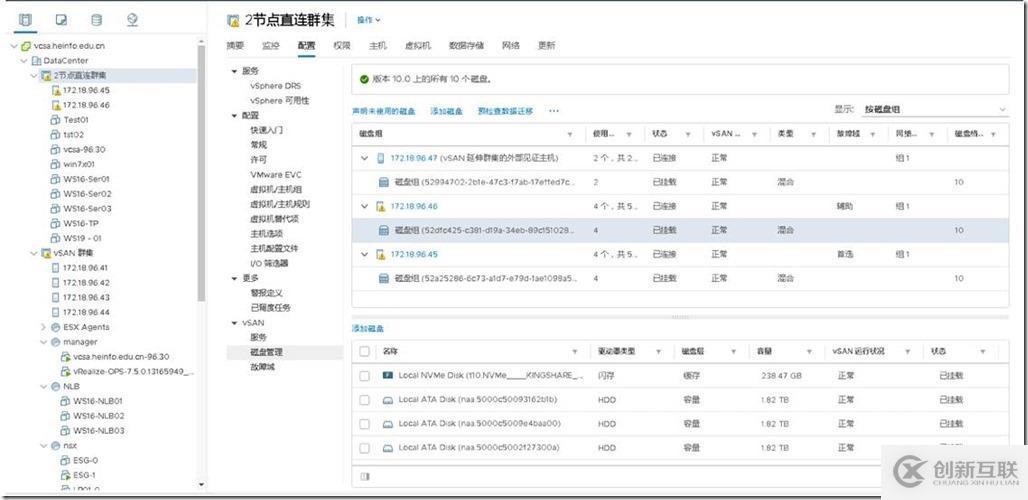 vSAN群集只顯示一個(gè)vSAN存儲