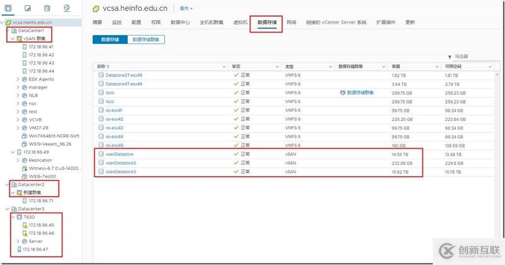 vSAN群集只顯示一個(gè)vSAN存儲