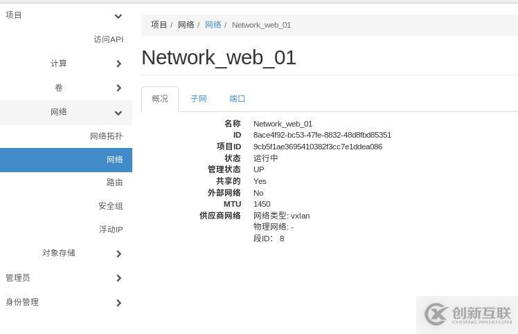 openstack中網(wǎng)絡管理操作方法有哪些