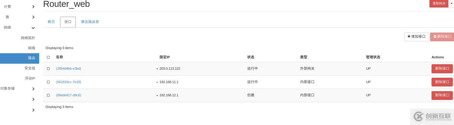 openstack中網(wǎng)絡管理操作方法有哪些