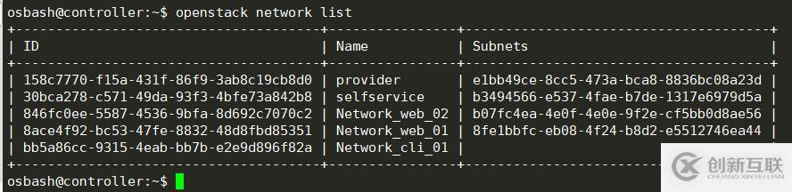 openstack中網(wǎng)絡管理操作方法有哪些