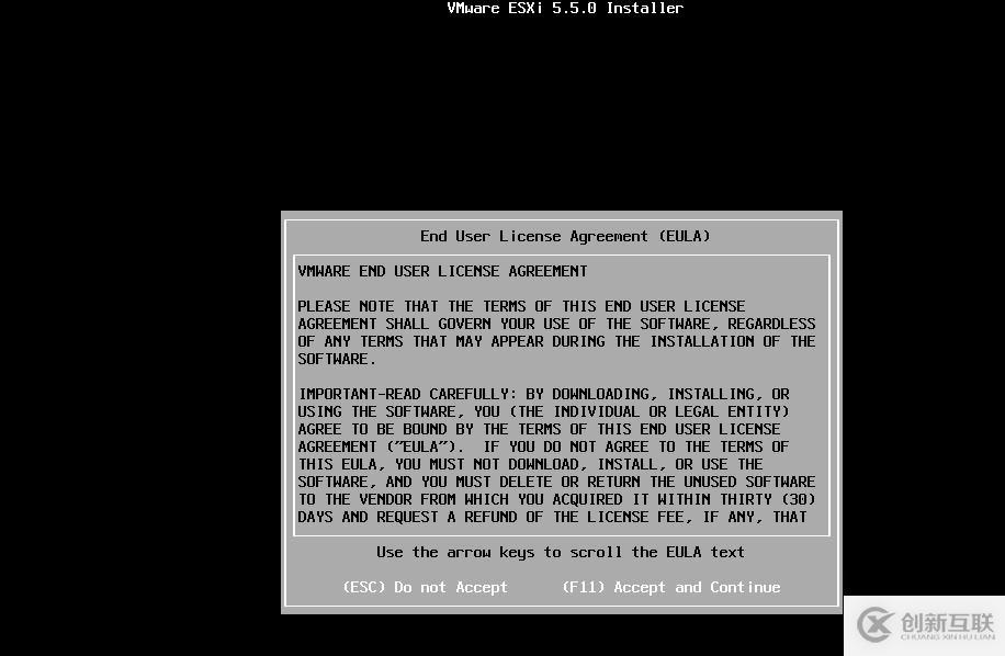 VMware esxi 5.5 安裝使用過程