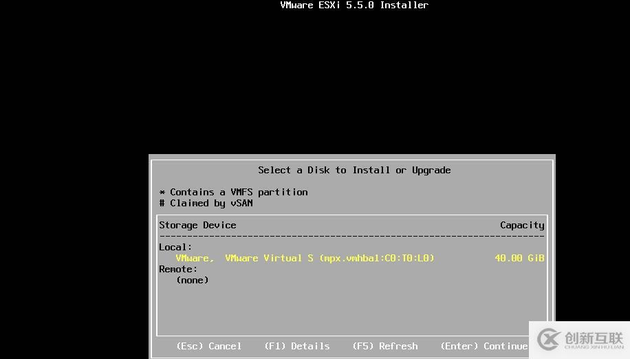 VMware esxi 5.5 安裝使用過程