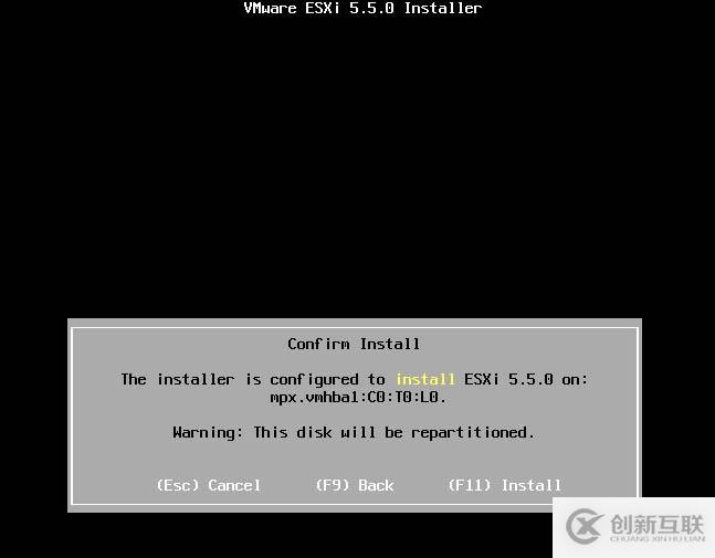 VMware esxi 5.5 安裝使用過程