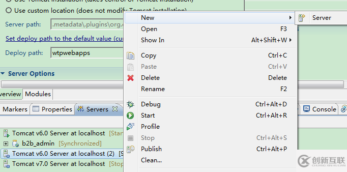 Eclipse配置tomcat發(fā)布路徑的問題wtpwebapps解決辦法