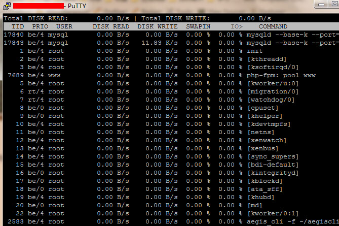 linux下iotop的安裝和使用教程