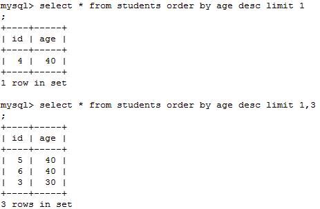 mysql進行數(shù)據(jù)查詢的方法