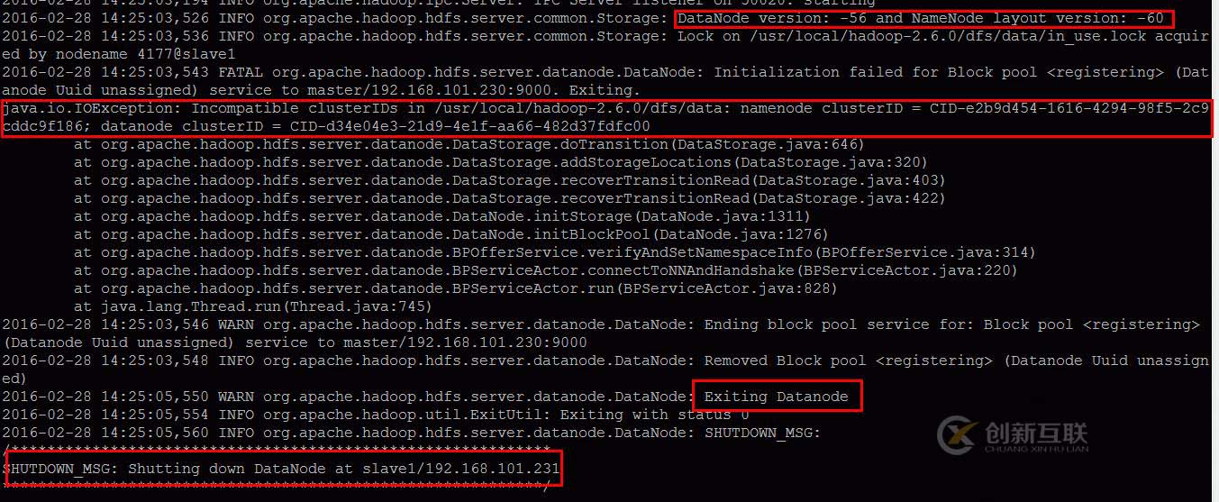 Hadoop2.6中DataNode服務(wù)未啟動(dòng)怎么辦