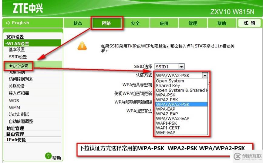 中興W815/W615無(wú)線瘦AP改成家用無(wú)線路由器配置方法