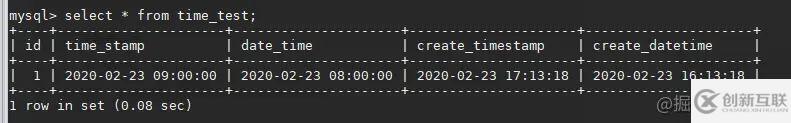 mysql的timestamp存在的時區(qū)問題怎么解決