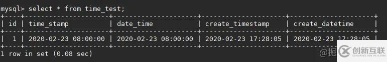 mysql的timestamp存在的時區(qū)問題怎么解決