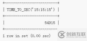 mysql如何將時分秒轉換成秒數(shù)