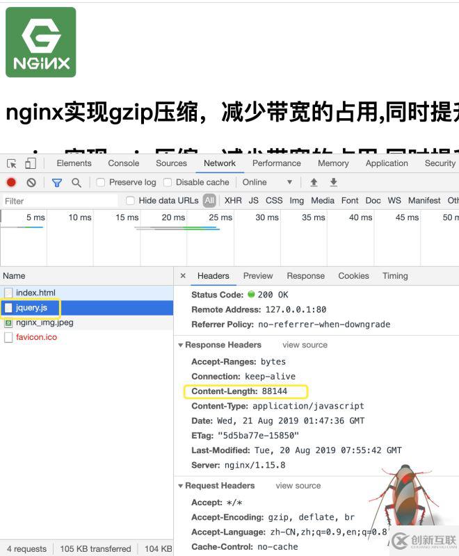 nginx中gzip壓縮提升網(wǎng)站速度的實現(xiàn)方法