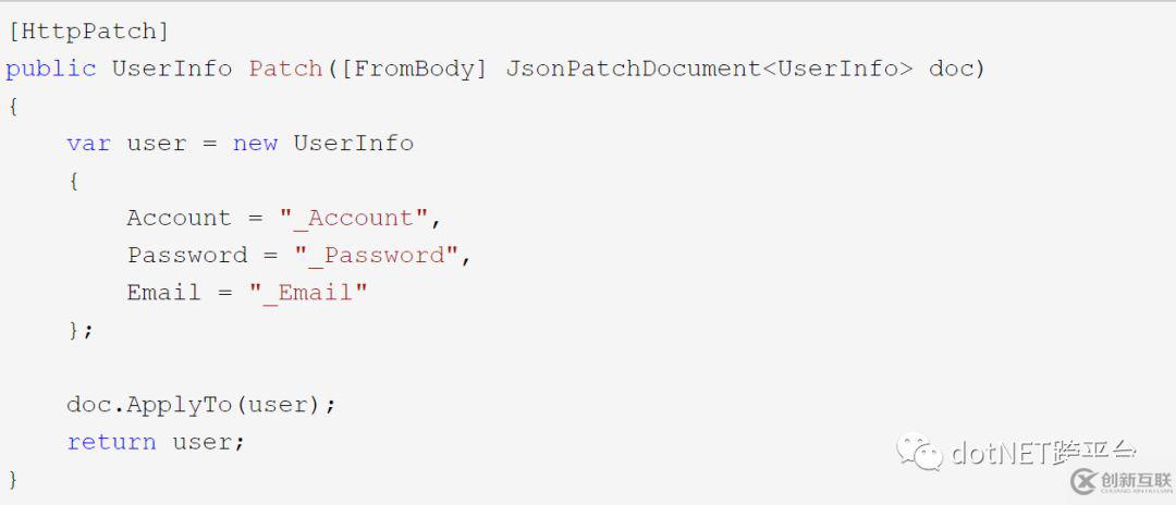 WebApiClient的JsonPatch局部更新是怎樣的