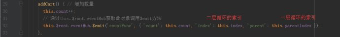 Vue2.0父組件與子組件之間的事件發(fā)射與接收實(shí)例代碼