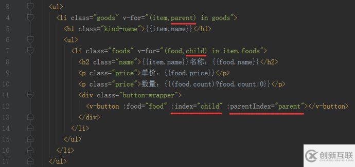 Vue2.0父組件與子組件之間的事件發(fā)射與接收實(shí)例代碼